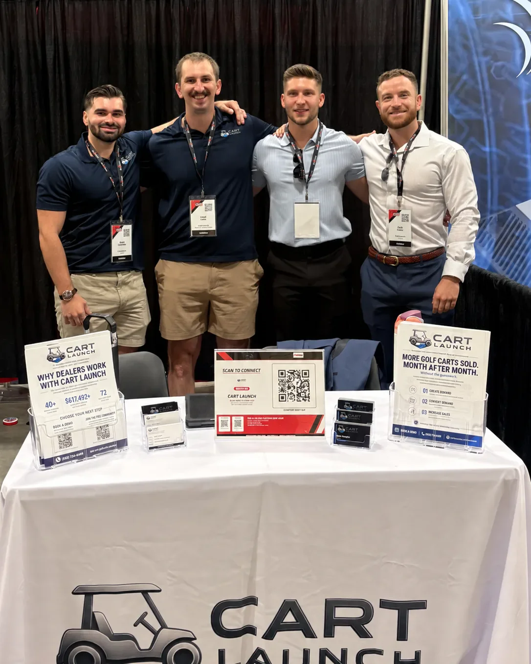 The Cart Launch team at the Golf Carting Expo